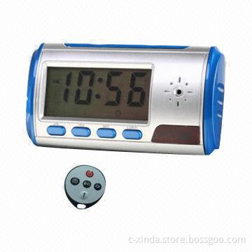 Hidden Camera Clock with 1.3MP High-resolution, Supports PC Camera and Chatting Function